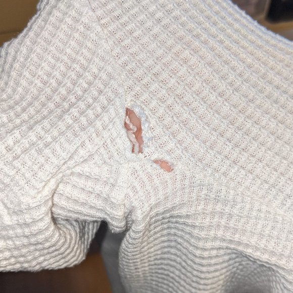 White shirt with black trim, Size: S - Picture 6 of 7